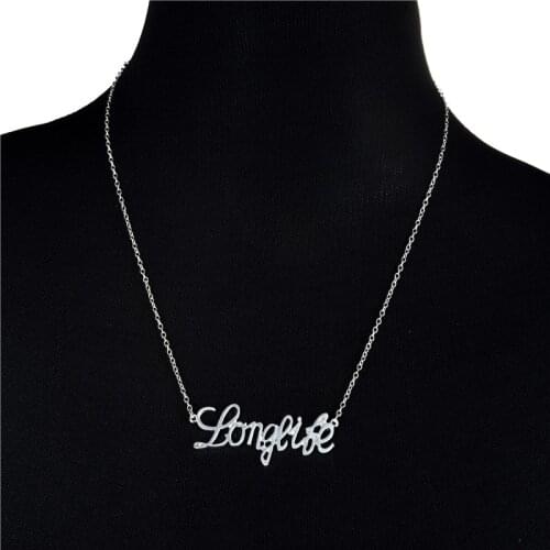 Europe/US fashion Longlife Letter pendant lovely English word necklace gift for mom/girlfriend party jewelry