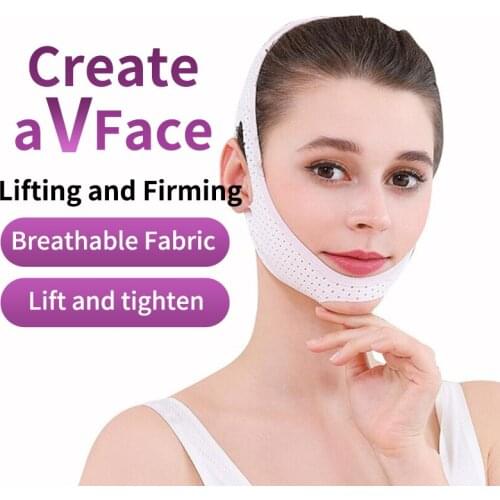 Face Lift Mask Slimming Bandage Sleeping Mask Reduce Double Chin Cheek Belt Strap Facial Massage V Shape Band