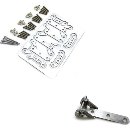 Rc Car DIY Part Cab Door Tail Bucket Metal Hinge For 1:14 1:16 Toy Cars Tamiya Tractor Truck SCANIA MAN Mercedes IVECO VOLVO