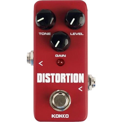 KOKKO FDS2 Mini Distortion Guitar Effect Pedal Portable Aluminum Alloy Guitar Effects Pedal Stompbox True Bypass