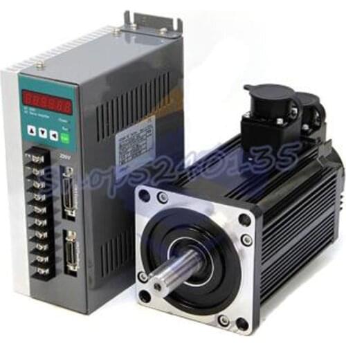 1.2kw servo motor set 1200W 110ST-M06020 high speed 2000 rpm 6N.M AC 220V servo motor driver set