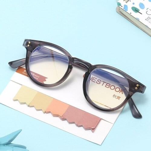 2019 children new millet nail glass frame 8208 leisure joker cuhk childrens blue glasses