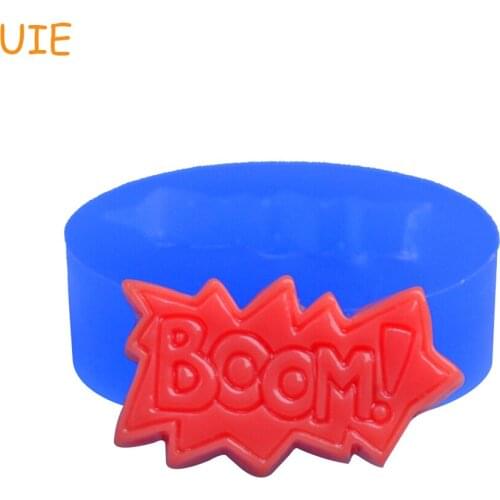 PYL459U 22.1mm BOOM Silicone Push Mold - for Cake Decoration, Sugarcraft, Baking Tools, Resin, Chocolate, Cookie Biscuit Mold