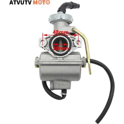 PZ20 20mm Carburetor Manuel Choke For Keihi 50cc 70cc 90cc 110cc KAYO Apollo Bosuer Dirt Pit Bike Monkey Bikes ATV Quad Go Kart