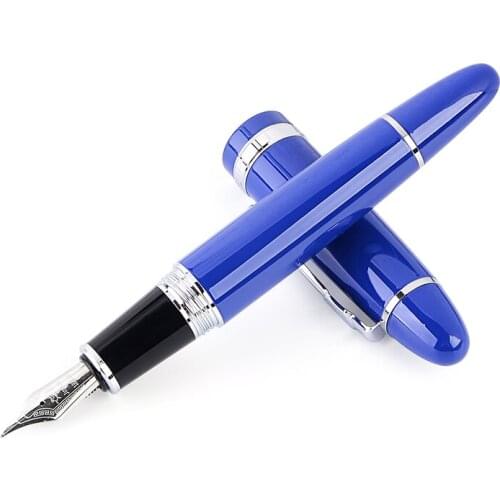 Luxury Brand Medium Nib Fountain Pen Iraurita Stationery Writing Supplies Business Office Metal Ink Pens Student Gift