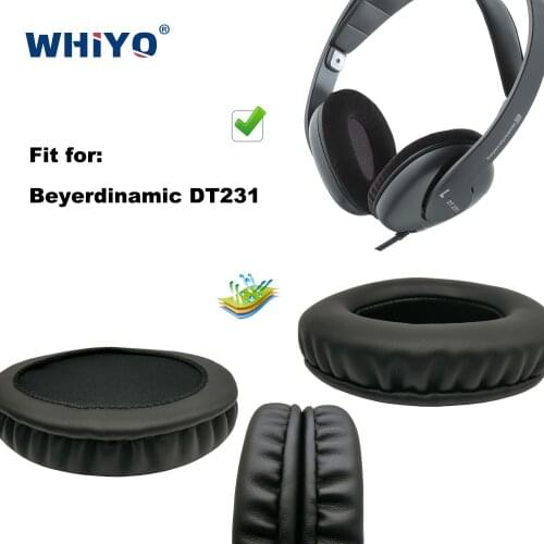 Replacement Ear Pads for Beyerdinamic DT231 Headset Parts Leather Cushion Velvet Earmuff Earphone Sleeve Cover