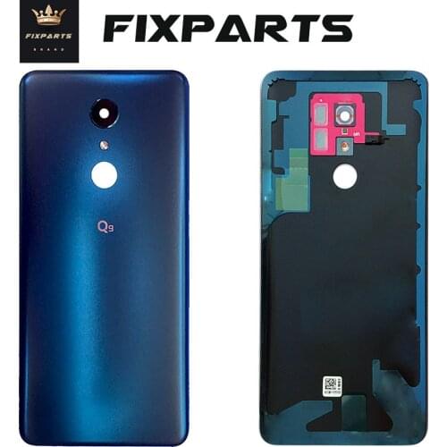 Glass Battery Cover For LG Q9 Rear Housing Back Case With Adhesive Replacement Part 6.1 Q9 Mobile Phone New For LG Q9