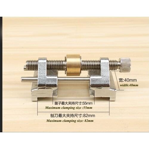 Fixed angle knife sharpener domestic woodworking tools outdoor manual grinding chisel tool fixed angle tool with Brass pulley