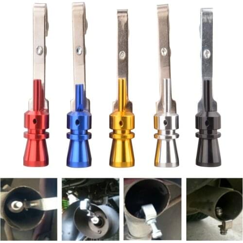 Universal Car Size M Turbo Sound Whistle Muffler Exhaust Pipe Auto Blow-off Valve Simulator for All Cars Quality Accessories
