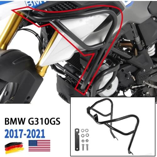 G310 GS Upper Crash Bar Engine Guard Bumper Frame Falling Protector for BMW G310GS 2017 18 2019 2020 2021 Motorcycle Accessories