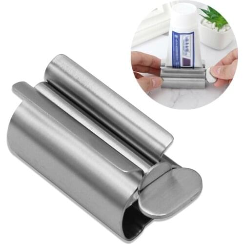 Tube Squeezer Lazy Toothpaste Dispenser Home Toothpaste Holder Cosmetic Facial Cleanser Metal Squeeze Tool Bathroom Accessories