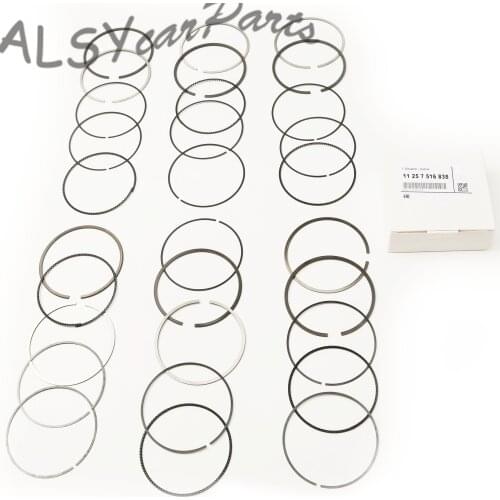 08320N0 M54 3.0L Piston Ring 11 25 7 506 252 For BMW 3.0i Coupe/Roadster E46 330Ci Coupe/Convertible 330i Sedan E39 530i Sedan