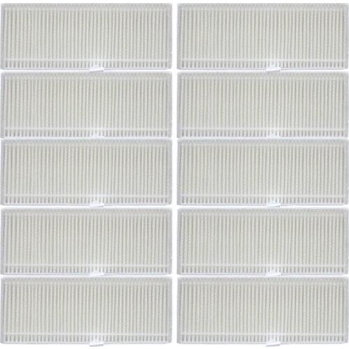 10pcs vacuum cleaner hepa filter for Ecovacs Deebot DR95 DR97 DR98 DM86G DM88 Robot Vacuum Cleaner Parts filters replacement