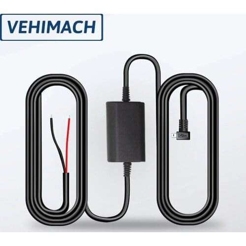 12V USB Charger Wire For Dash Cam DVR Recorder Kit Electronics Hardwire Kit Dashcam Cable Continuity 12V To 5V Micro Mini Auto