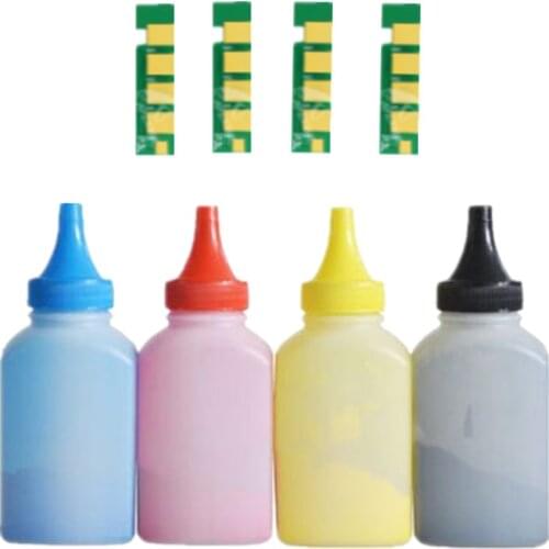 4 x Refill Color toner Powder + 4 chip CLT-409S clt 409s clt-k409 toner cartridge for Samsung CLP-310 CLP-315 CLP-310N CLP-315W