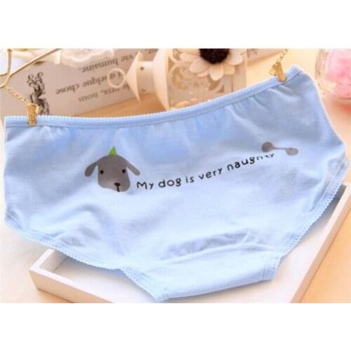6 Fashion Cotton panties womens Childrens Girls Underwear Kids shorts priefs Comfort Multi-color SQ-025-6P