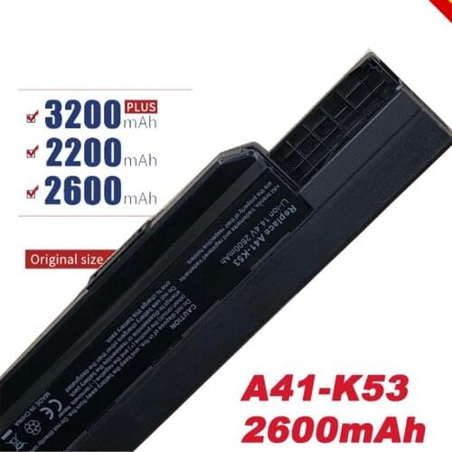 4cell Laptop Battery for Asus A31-K53 A32-K53 A41-K53 A42-K53 k53s A43 A53s K43 K53 k53U X43 A43B A53B K53B X43B A32 K53 A42-K53