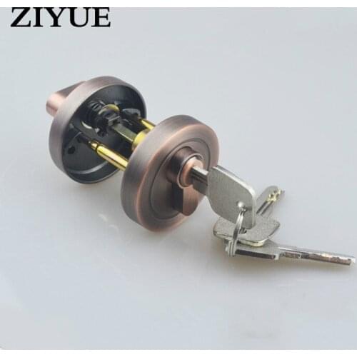 Free Shipping Zinc Alloy Closed Lock Zinc Alloy Stay Lock Single Head Lock Auxiliary Lock 51*10