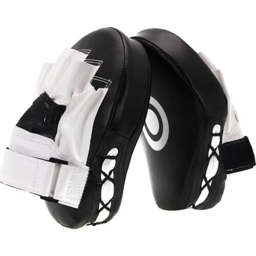 Taekwondo Boxing Kick Pad Target Black White MMA Fitness Training Luta Muay Tha Gloves Hand Wraps