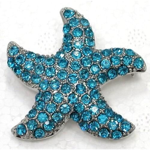 Rhinestone Star Pin brooches Fashion Jewelry gift C2156 R