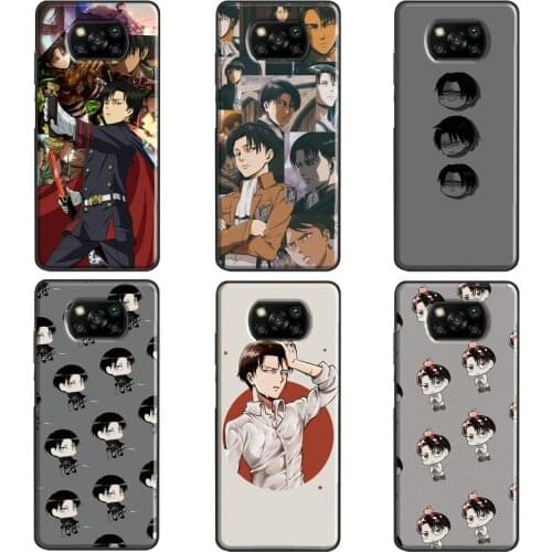Levi Ackerman Collage For POCO X3 F1 F2 F3 M3 Pro Phone Case For Xiaomi Mi 11 Ultra 9T 10T Pro Mi Note 10 Lite