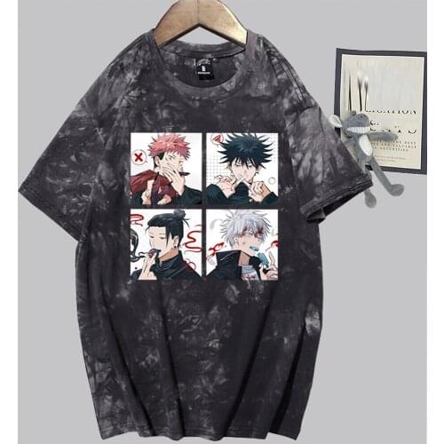 Men women t-shirt Anime Jujutsu KaisenT-shirt 90s Unisex Fashion Summer Shirt Tee Shirt Clothes