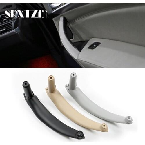 Car Inner Door Panel Handle Pull Trim Cover For BMW E70 X5 E71 E72 X6 SAV Car Accessories