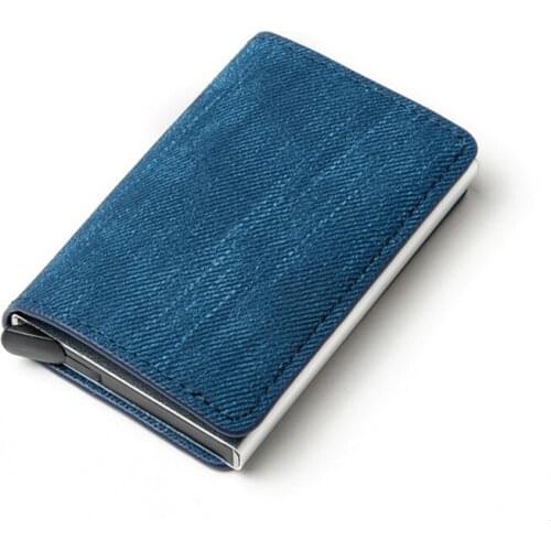 Unisex Business Card Holder Slim Metal Wallet Coin Purse Card Case Men Women Credit Passport Card Bag ID Passport Card Wallet