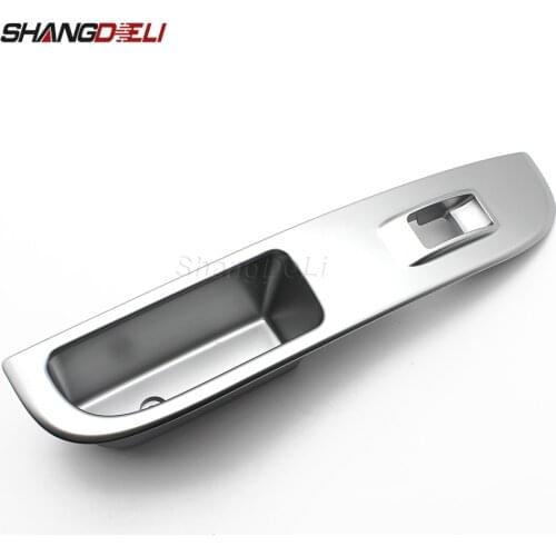 Rear Left / Right Electric Window Control Switch Window Regulator Button Panel Bracket For Mitsubishi Triton 2013 2014 Silver