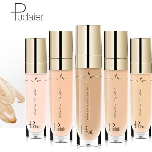 Pudaier Full Coverage Foundation Concealer Face Makeup Cosmetics Soft Brightening Liquid Base MakeUp Kits Skin Concealer Cream