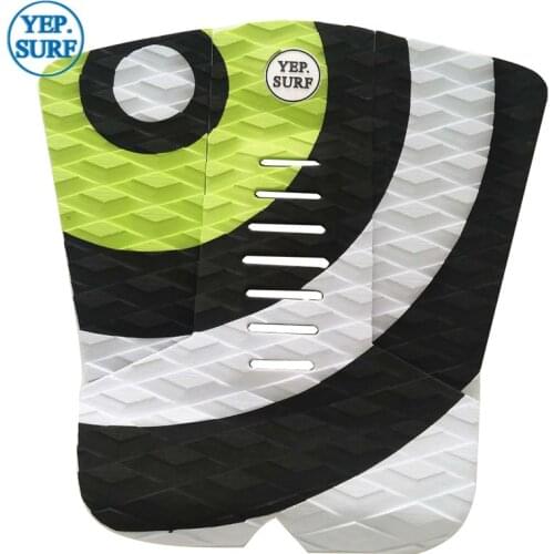 Surf Pad EVA SUP deck pads traction pad surfboard foot tail pads black and whith Circle