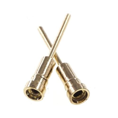LED Lamp Pins Hot Plug Socket for Cherry Mx Switch keyboard size Nickel or Gold plating machined Pin Length 9.70mm