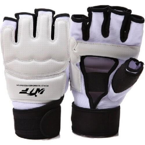 High quality Taekwondo gloves hand protectors frighting pads karate MMA boxing muay thai black white Taekwondo hands guards gear