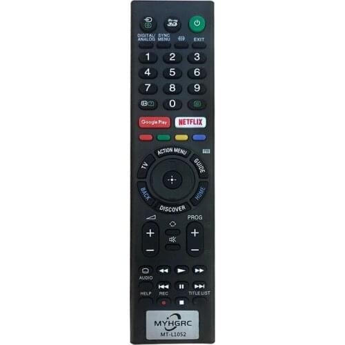 Replacement Remote Control MT-L1052 Fit for Sony Bravia Smart TV RMT-TX100U RMT-TX100D RM-ED050 RM-ED060 RMT-TX200E RMT-TX300E
