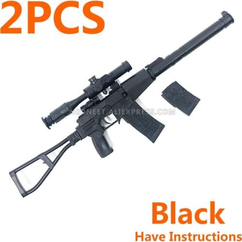 1:6 Avatar Assembly 4D Gun Model 1/6 Assault Sniper Rifle Gun 9A91 Soldier Weapon Plastic Grenade Launcher DAM Hot Toys Spetsnaz