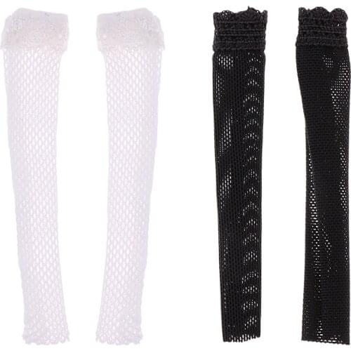 1/6 Scale Fishnet Sleeves with Lace Ruffle for 12 inch HT, PH, JIAOU, CY Girls Female Body
