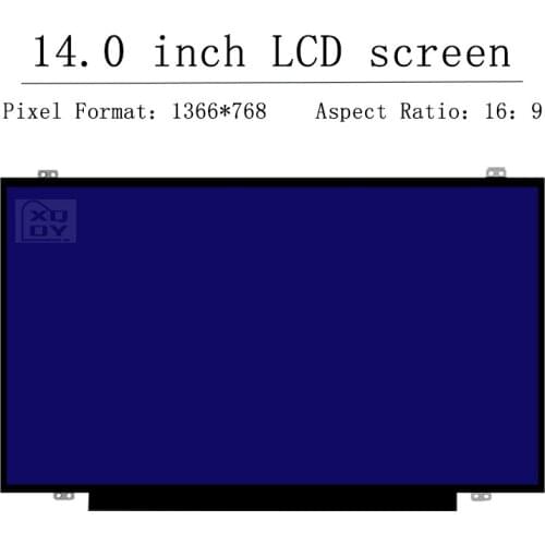 14" Slim LED matrix For dell vostro 14-3478 3481 laptop lcd screen panel N140BGA-EA3 EB3 NT140WHM-N41 N31 1366*768 30 pins EDP