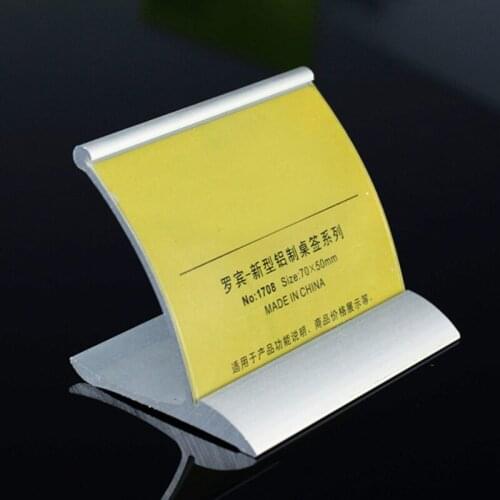 2 units/pack) Aluminium alloy Desk L-Frame Base Sign Frames Holder Photo Frame ADS015