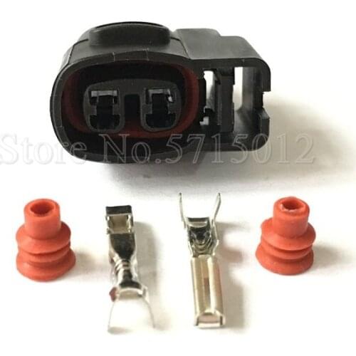 2 Hole Automotive Ignition Coil Plug CVVT Fuel Injector Connector Wiring Auto Socket For Kia
