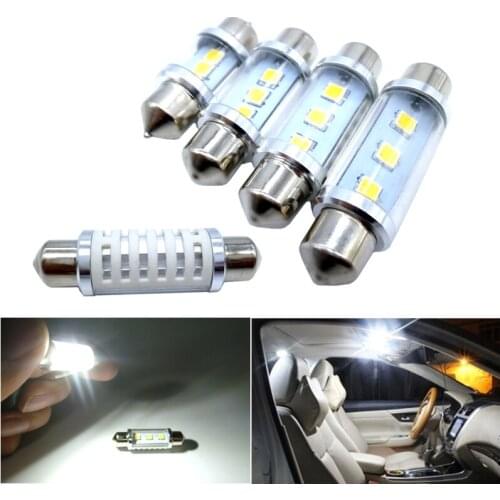 2x C5W LED CANBUS Bulb Festoon 31mm 36mm 39mm 41mm C10W For Audi A4 B6 B8 A5 Q5 Q7 80 A3 S3 S4 S5 S6 S8 A6 C5 C6 A7