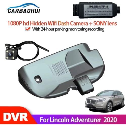 Car Wifi front Dash Cam Video Recorder Mini Camera For Lincoln Adventurer 2020 Novatek 96658 High quality night vision HD 1080P