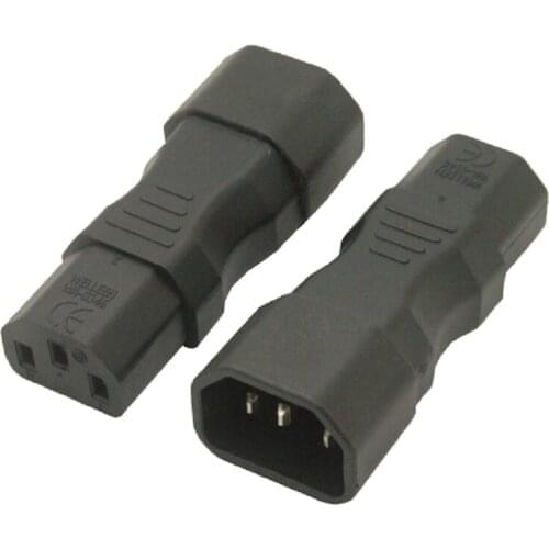 C13-C14 Straight Power Adapter IEC320 C13 To IEC320 C14 Connector Converter Male To Female Chassis Server Conversion Plug