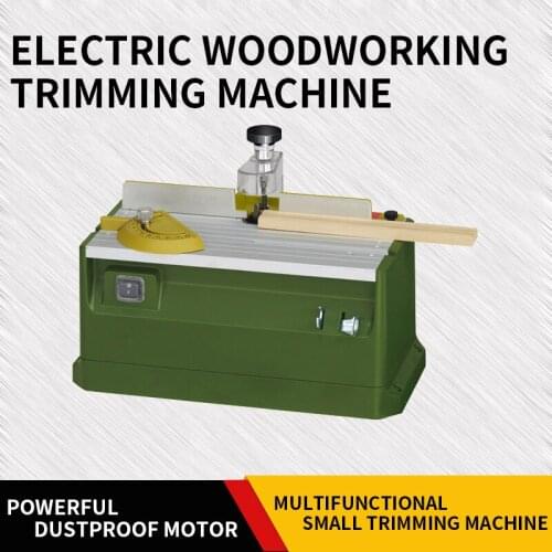 Electric trimming machine Woodworking trimming machine Desktop chamfering machine Multifunctional small trimming machine 27050