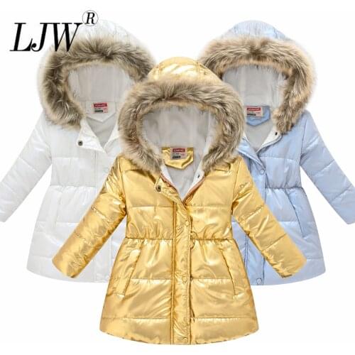 New Fashion Girls' jackets Winter Jacket For Girls Kids Cotton Jacket Hooded Coats & Parkas Thick Kids Coat Boy Clothes 3-10t