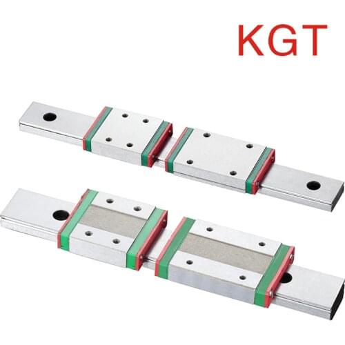 KGT Miniature Linear Guide Rail MGW7 MGW9 MGW12 MGW15 Carriage Slide L100 350 400 450 600 700 800mm Block MGW9H MGW12H MGW15H