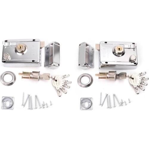 Exterior Door Lock Kit Security Anti-theft Locks With Multiple Insurance