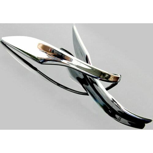 For Honda 9th Accord 2014-2017 ABS Chrome Rear View Side Door Mirror Strip Trim