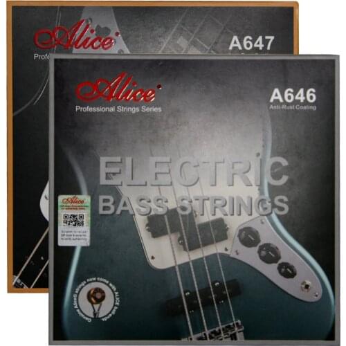 NEW Guitar accessories Aliece AW646/AW647 ELECTRIC BASS STRINGS HEXAGONAL CORE Iron alloy winding string instrument