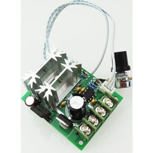 DC gear motor speed regulator 6V12V24V30V PWM 20A stepless speed control switching high-power driver board
