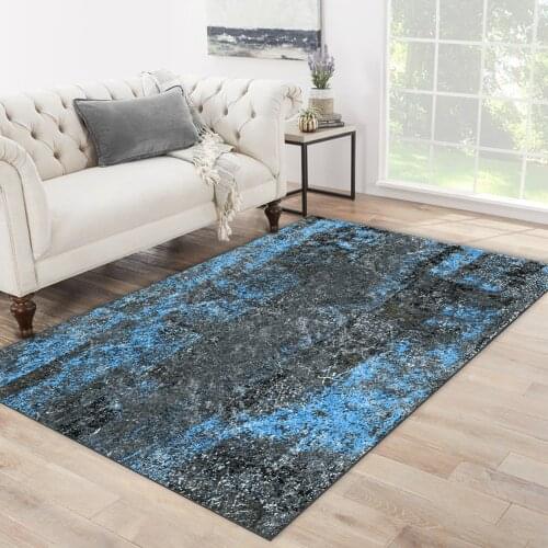 Blue grey color solid color patterned carpet modern carpet living room carpet free shipping soft textured carpet